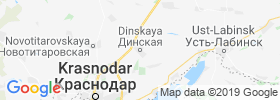 Dinskaya map