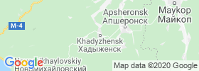 Khadyzhensk map