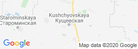 Kushchevskaya map