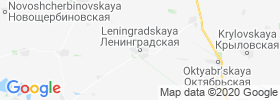 Leningradskaya map