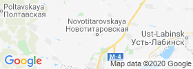 Novotitarovskaya map