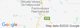 Pavlovskaya map