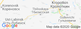 Tbilisskaya map