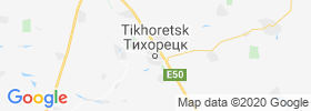 Tikhoretsk map