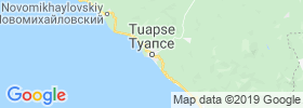 Tuapse map