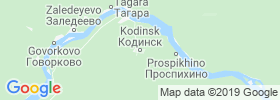 Kodinsk map