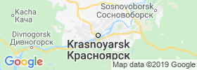 Krasnoyarsk map