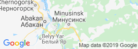 Minusinsk map