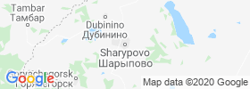 Sharypovo map