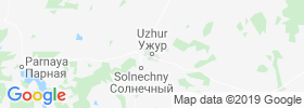 Uzhur map