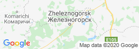 Zheleznogorsk map