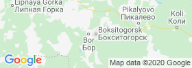 Boksitogorsk map