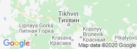 Tikhvin map