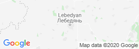 Lebedyan' map