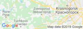 Zvenigorod map