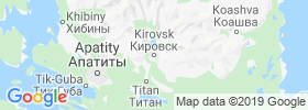 Kirovsk map