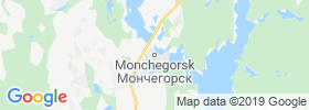 Monchegorsk map