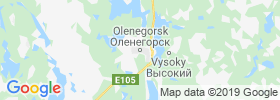 Olenegorsk map
