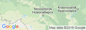 Novosibirsk map