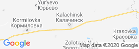Kalachinsk map