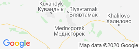 Mednogorsk map