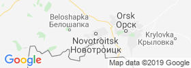 Novotroitsk map