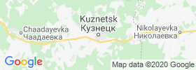 Kuznetsk map