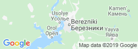 Berezniki map