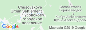 Chusovoy map
