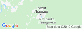 Lys'va map