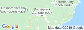Dal'negorsk map