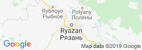 Ryazan' map