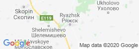Ryazhsk map