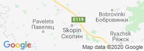 Skopin map