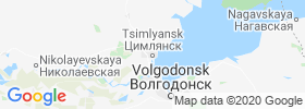 Tsimlyansk map