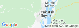 Yakutsk map