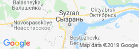 Syzran' map