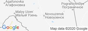 Novouzensk map