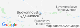Budennovsk map