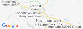 Kochubeyevskoye map