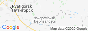 Novopavlovsk map