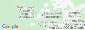 Alapayevsk map