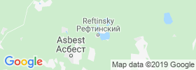 Reftinskiy map