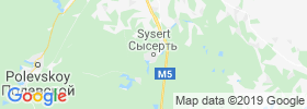 Sysert' map