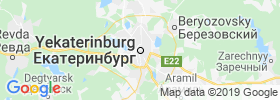 Yekaterinburg map