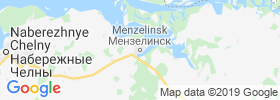 Menzelinsk map