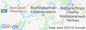 Nizhnekamsk map