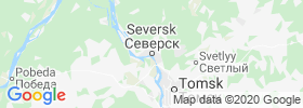 Seversk map