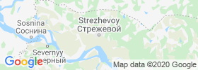 Strezhevoy map