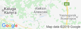 Aleksin map